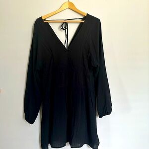 Pink Lily Black Dress